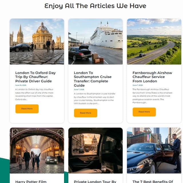 Vinta Rides – Premium Luxury Chauffeur Service Platform, London, UK gallery image 2