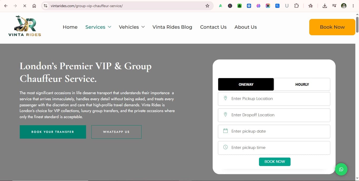 Vinta Rides – Premium Luxury Chauffeur Service Platform, London, UK gallery image 3