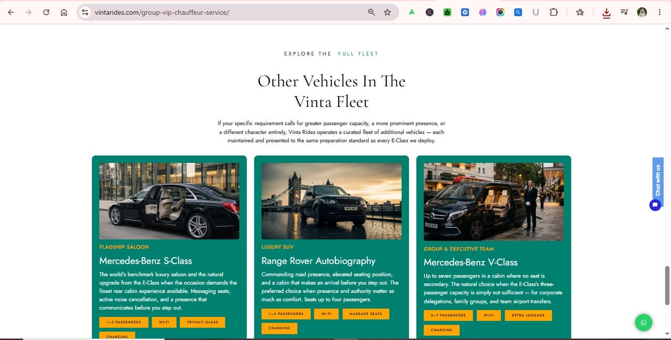 Vinta Rides – Premium Luxury Chauffeur Service Platform, London, UK gallery image 4