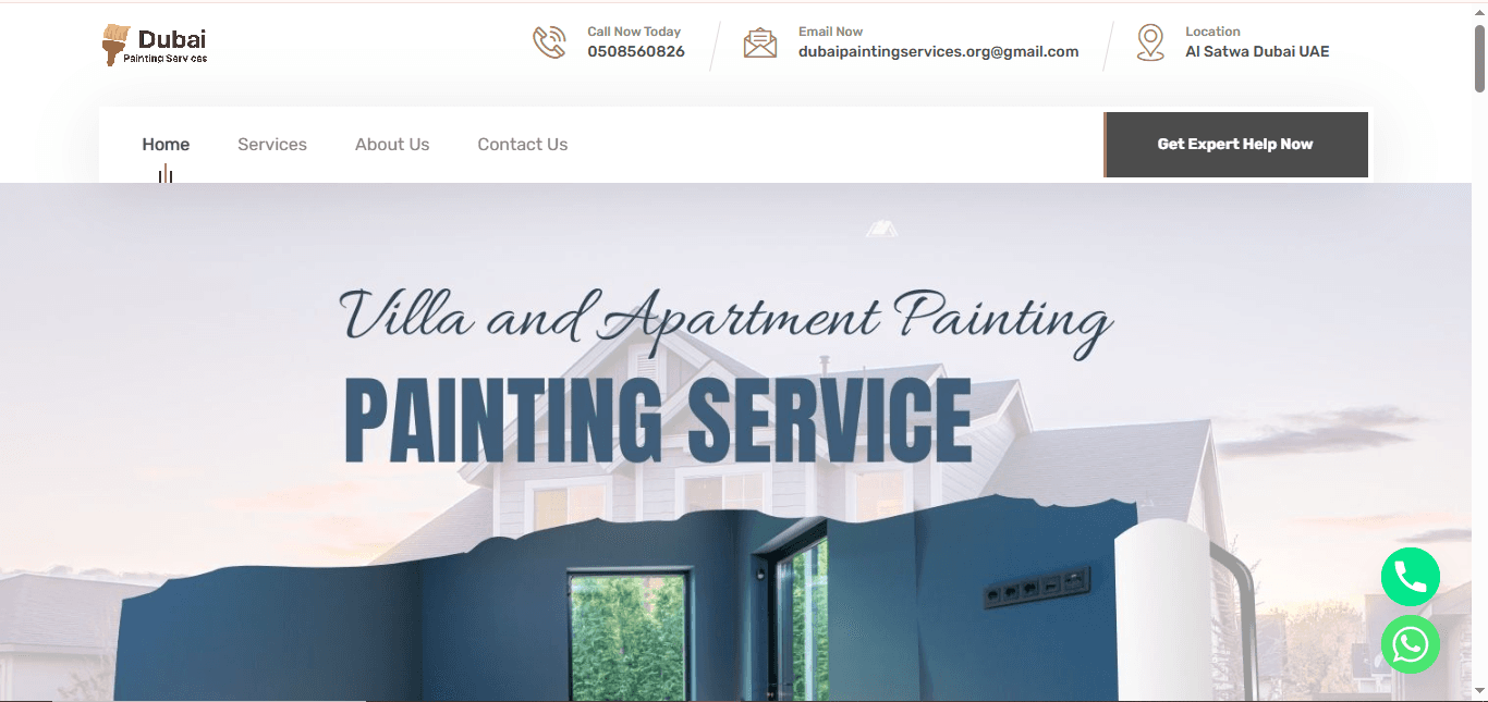 Dubai Painting Services – Professional Painting & Renovation Website gallery image 1